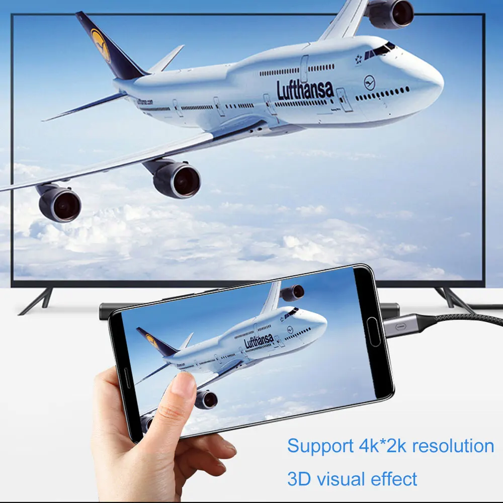 WiWU Type c к HDMI 4K USB 3 1 Hub для MacBook прочный линейный адаптер высокого качества адаптеру