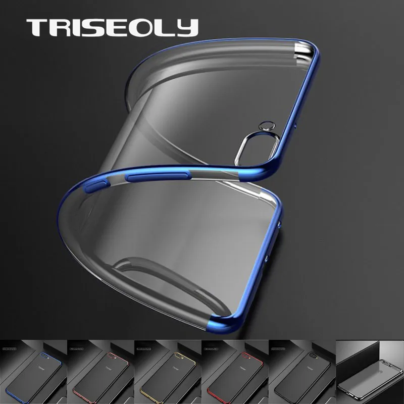 TRISEOLY покрытие ТПУ чехол для Huawei Y6 Y5 Prime 2018 Honor 10 Lite V9 V10 8X Enjoy 7 8 Nova 2 3 прозрачный