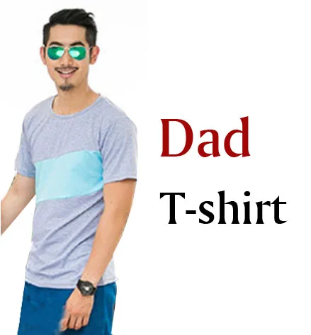 Одежда для семьи; платья с открытыми плечами для мамы и дочки; одинаковые комплекты для семьи; футболка для папы и сына; одежда для всей семьи - Цвет: dad t shirt  GRAY