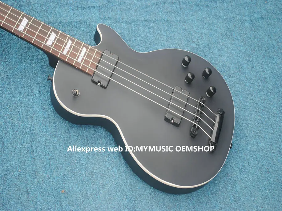 

New Arrival Black 4 Strings Electric Bass Guitars High Quality OEM Free Shipping