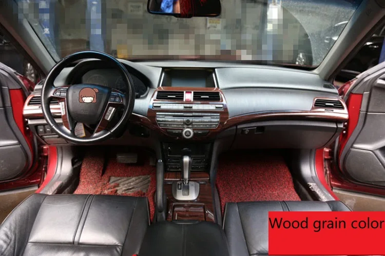Декоративные наклейки из углеродного волокна для салона автомобиля accord 8, 20 шт., дверная консоль для интерьера, дверная ручка