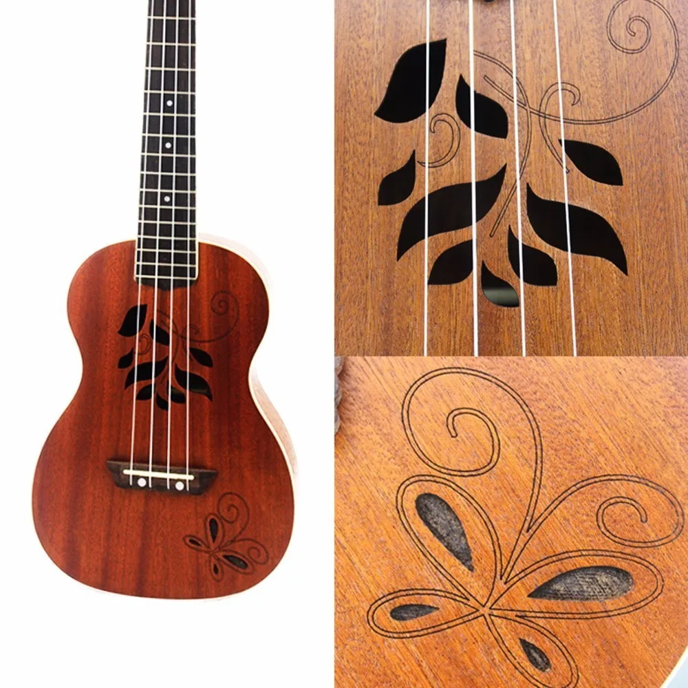 

21 Inch Four String Carving In school educational Sand Billy Uicker Small Guitar Ukulele supplies midi musical bts WJ-JX11