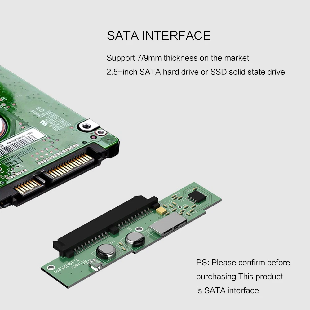 Корпус HDD 2,5 тонкий портативный SATA к USB 3,0 адаптер HDD корпус Тип C 3,1 USB внешний жесткий диск чехол для окна/Макс/Linux