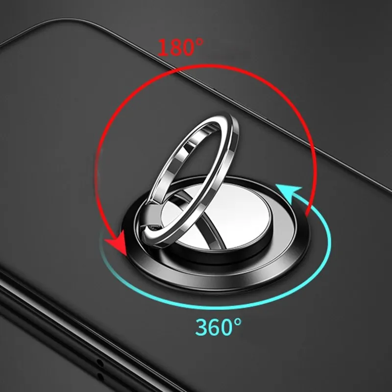 Magnetic 360 Degree Metal Mobile Phone Holder Universal phone Ring Bracket For iPhone For Samsung For ipad Table