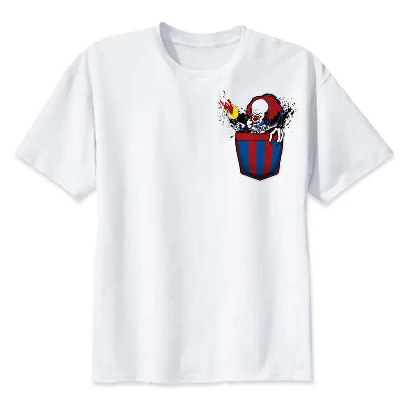 Это клоун Pennywise Футболка мужская летняя футболка мальчик с принтом аниме