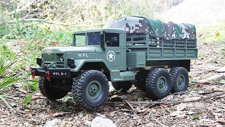 WPL B16 6WD Off Road RC Military Car Drift Upgrade KIT DIY 1