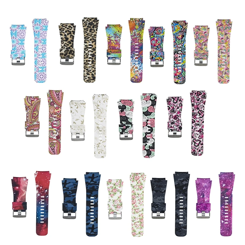 

Replacement Wristband Silicone Printing Bands For Samsung Gear S3 Watch gai