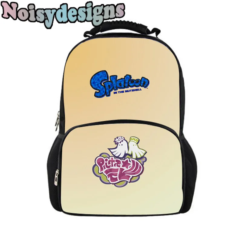 

Noisydesigns 3D Splatoon Cartoon Printed Backpack For Adolescent Girls Boys Bags Cartoon Teenager Vivid Mochila School Bag