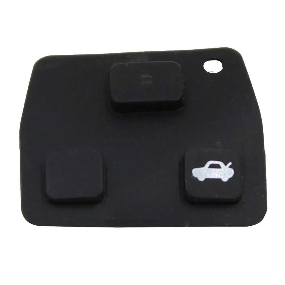 

10PCS 2 OR 3 RUBBER BUTTON PAD FOR TOYOTA AVENSIS COROLLA LEXUS RAV4 FOR REMOTE KEY Alarm Systems & Security