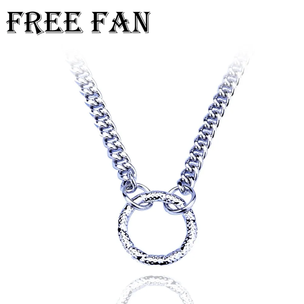 

Free Fan Korea Shinee Kpop Necklace Men Women Big Circle Collar Choker Necklace Accessories Colier Femme 2018