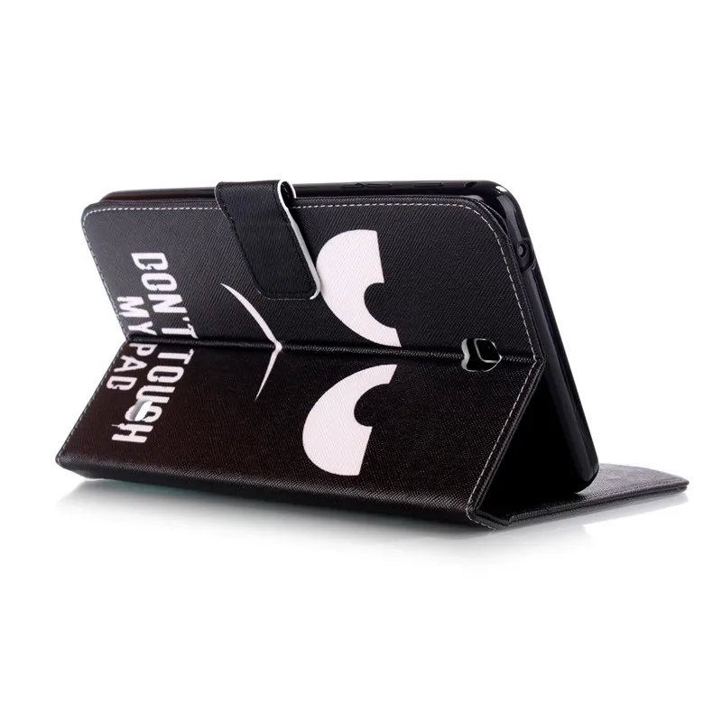 Smart Case For Samsung Galaxy Tab 4 7.0 T230 T231 T235 Cover Cartoon Tower PU Leather Silicone Stand Wallet Flip Tablet Cases  (40)
