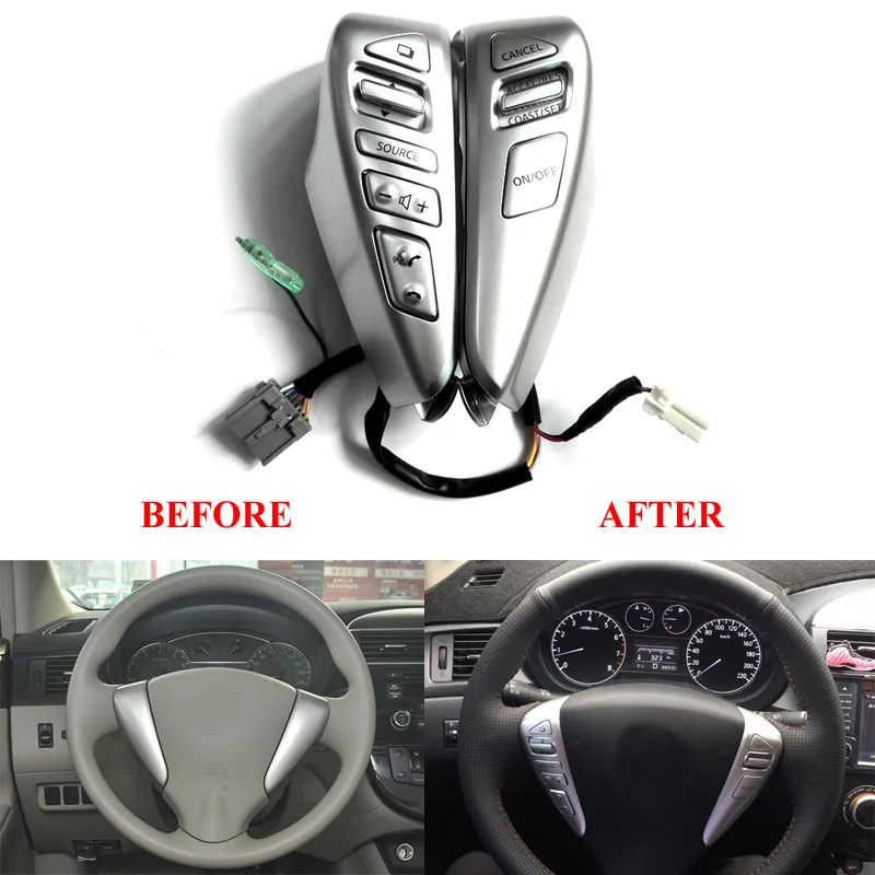 STEERING WHEEL CRUISE CONTROL BLUETOOTH SWITCHES BUTTON for NISSAN