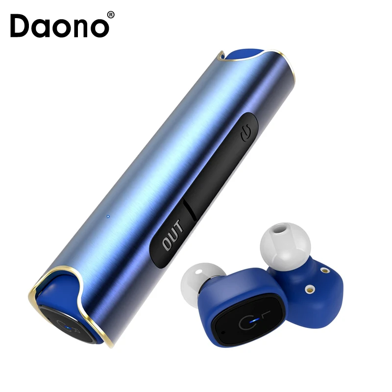 DAONO IP67 Водонепроницаемый S2 Bluetooth гарнитура 850 мАч Зарядное устройство коробка TWS