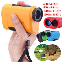600m900m1200m1500m Multifunction Handheld Rangefinder Telescope Laser Distance Meter Golf Hunting Outdoor Adventure
