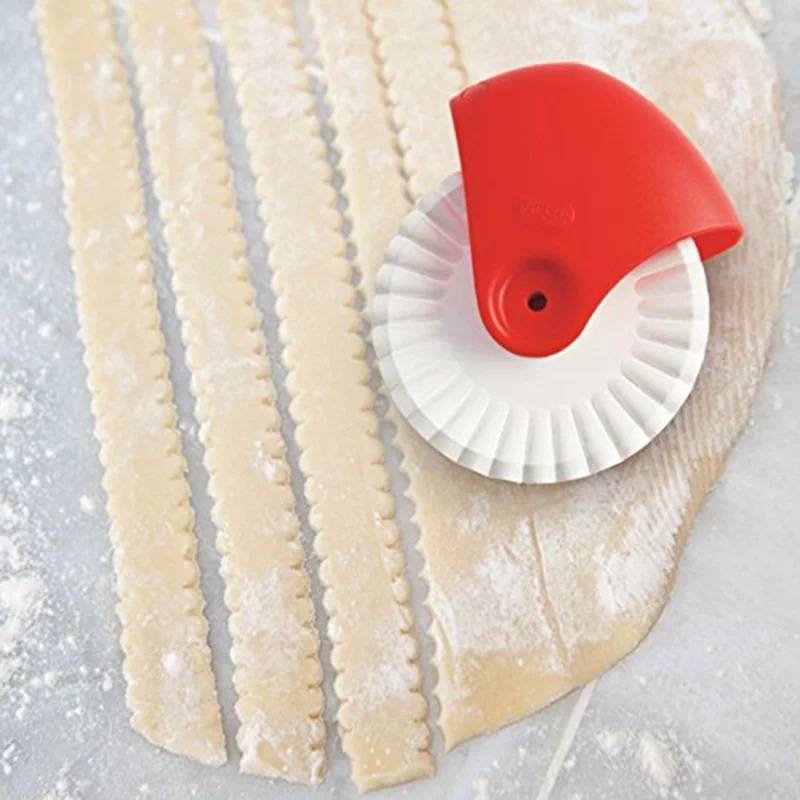 DIY ржавчины-доказательство руководство лапши резак Кондитерские Cuter Rolling колеса декоратор для обеспечения гладкой резки нож для кухни