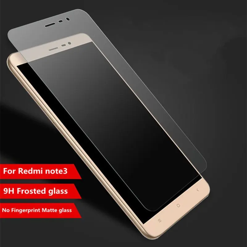 

WZH 9H Frosted Tempered Glass For XiaoMi RedMi Note 3 pro Note3 5.5" Screen Protector No Fingerprint Matte Glass Protective