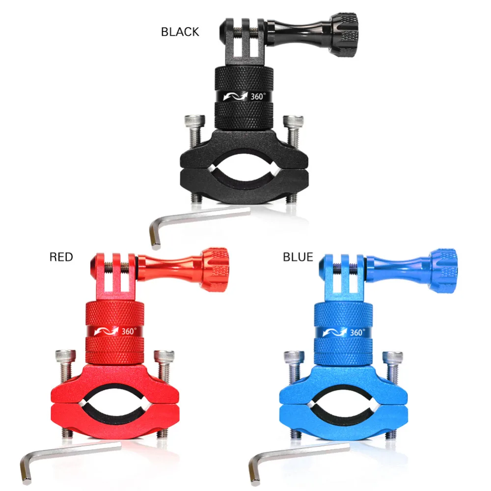 LANBEIKA ЧПУ алюминия велосипед мотоцикл руль Roll Bar Mount велосипедов стенд держатель для GoPro 7 6 5 4 3 + SJCAM SJ4000 SJ6 SJ7