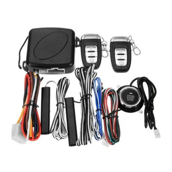 

12V Auto Motors Key Keyless Access Ignition Preheating System Remote Starter Remote Control Security System Anti-Theft Lock Sets