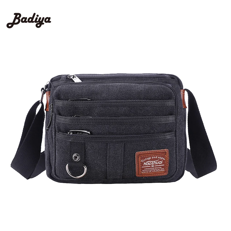 

Large Capacity Messenger Bags Men's Canvas Vintage Shoulder Bag Crossbody Handbag For Man Brief Design Single Shoulder Bag
