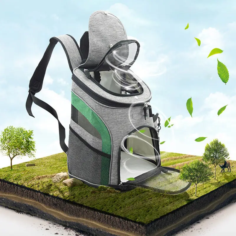 Воздухопроницаемая переноска для питомцев сумка портативный котенок щенок рюкзак для переноски на открытом воздухе HG99