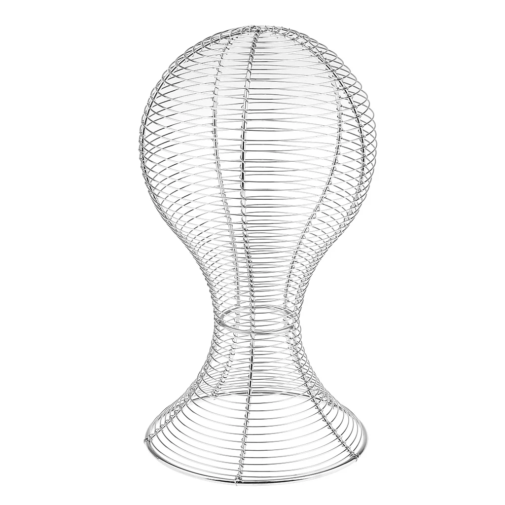 3 Colors Metal Wigs Hair Mannequin Head Hat Cap Display Holder Stand Tool Storage Rack for Shop Salon Home