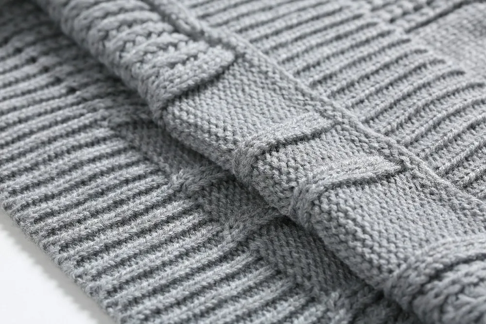 Пуловер пончо Болеро Топ Полный Осень Зима эластичный рукав женский вязаный свитер теплый гоночный полосатый Свободные топы Zj047