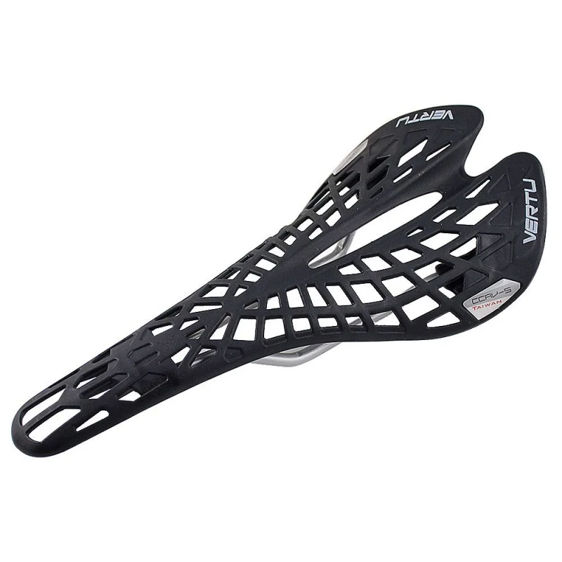 

VERTU Super Comfortable Breathable MTB bicycle saddle touring saddle for ladies and gentlemen (white)
