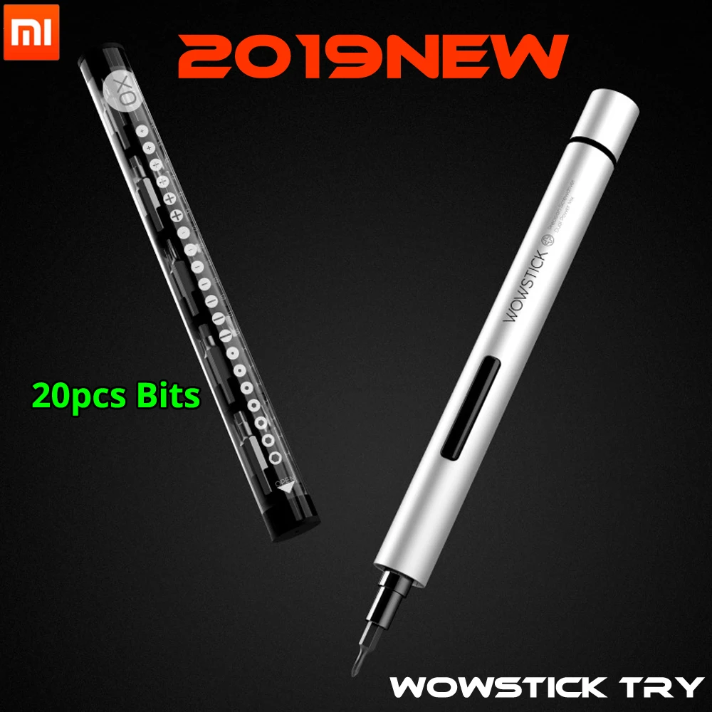 Xiaomi Mijia Wowstick Try 20 в 1 Электрическая Отвертка прецизионная мини ручная Беспроводная электрическая отвертка бытовой набор инструментов