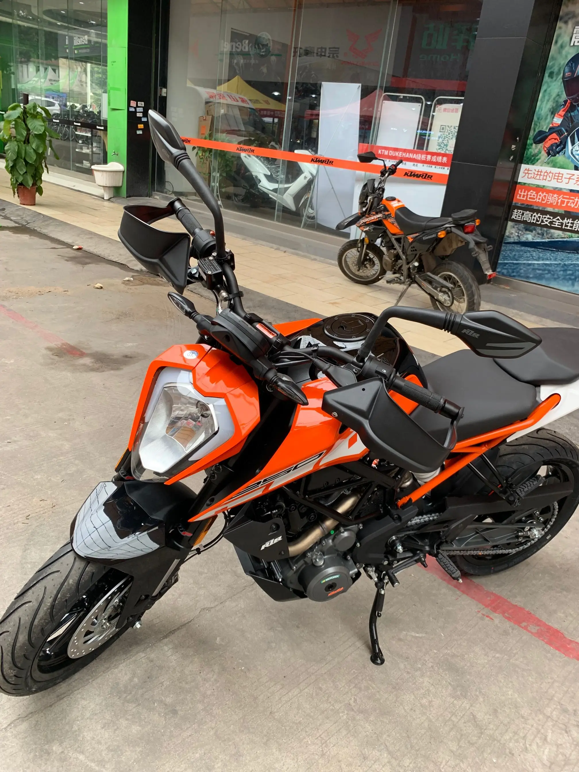 Защита для рук для KTM DUKE 250 390 защита рук кисть протектор руль оболочки Duke390 Duke250 2013