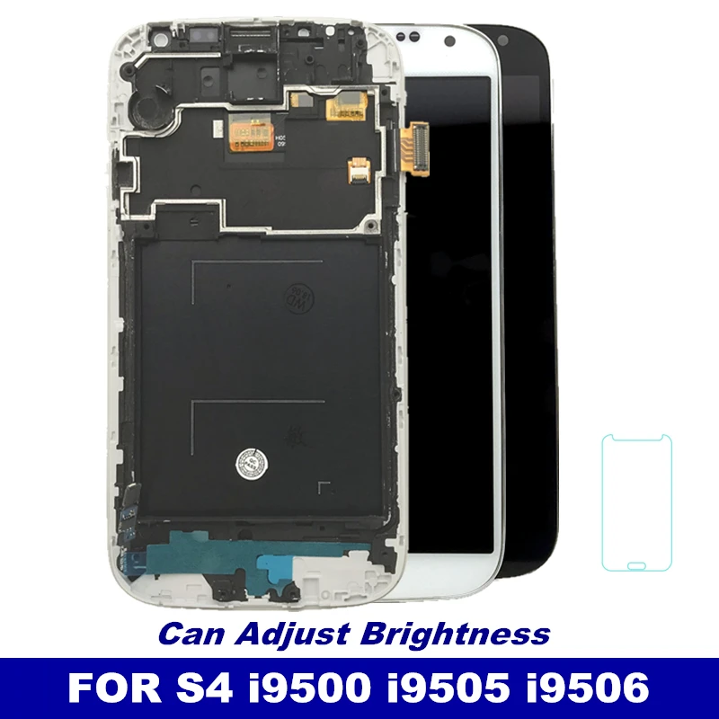 

With Frame LCD Replacement For Samsung Galaxy SIV S4 i9500 i9505 i9506 Tested Phones LCD Display Touch Screen Digitizer Assembly