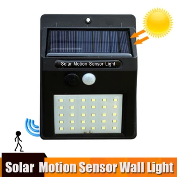 

Led Solar Lamp Light With Motion Sensor Wall Light Waterproof Ip65 Solar Lamp Outdoor Garden Solar Light Led Solar Bulb