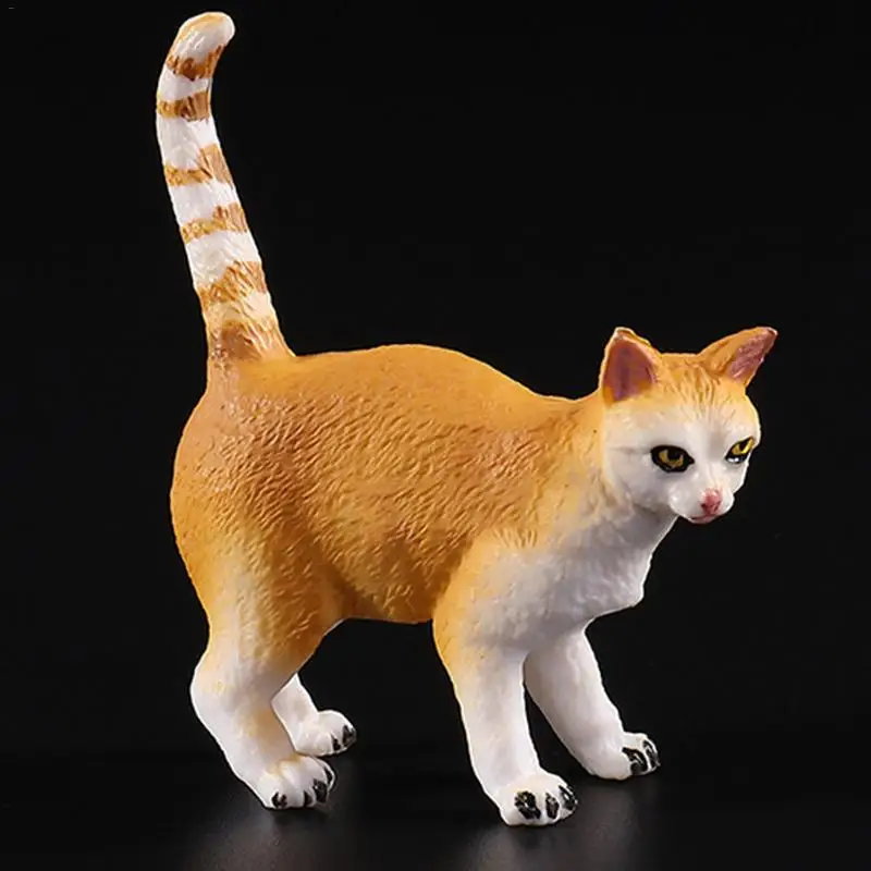 Моделирование фермы мини имитация кошка модель сплошной имитация животное кошка - Цвет: Зеленый
