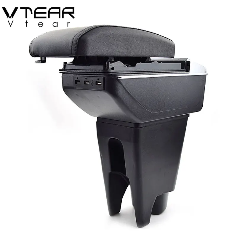 Vtear автомобильный подлокотник для BYD F0 подлокотник кожаный ящик для хранения центр censole внутренние части Аксессуары Украшение автомобиля