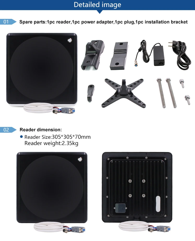 CHAFON 10 м Rfid IP65 Impinj R2000 Reader 902 ~ 928 МГц RS232 RS485 WG26 интерфейс светодиодный индикатор Бесплатная SDK для управления парковка