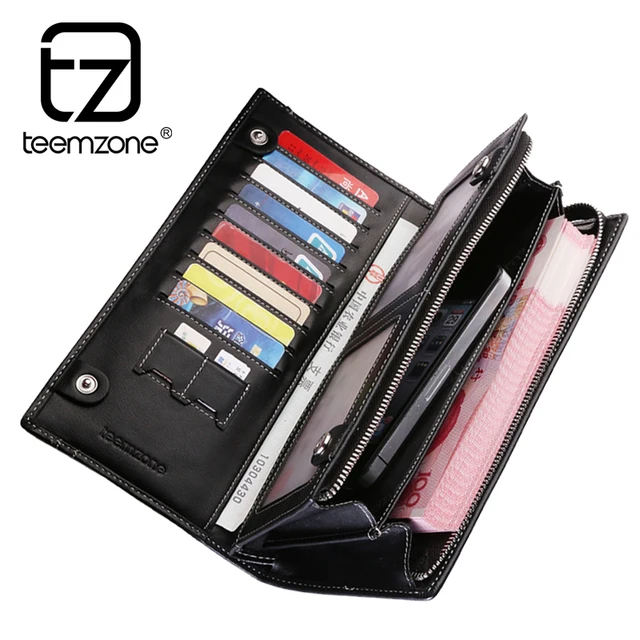 teemzone Men Top Genuine Leather Casual Purse Brand New SD Slot Latest Design Leather Wallet ...