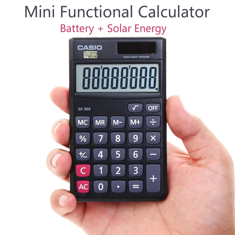 Мини милый портативный небольшой солнечный калькулятор студентов использовать экзамены университета Простой Бизнес Офис карманный калькулятор