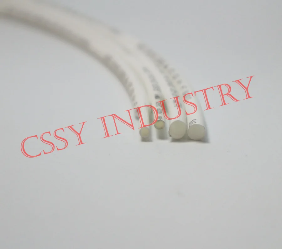 1/25 3/8 дюймов(1 мм-10 мм) Полиолефиновый термоусадочный трубки жильный кабель Коэффициент усадки 2:1 белого цвета - Цвет: white 4.0mm 1meter