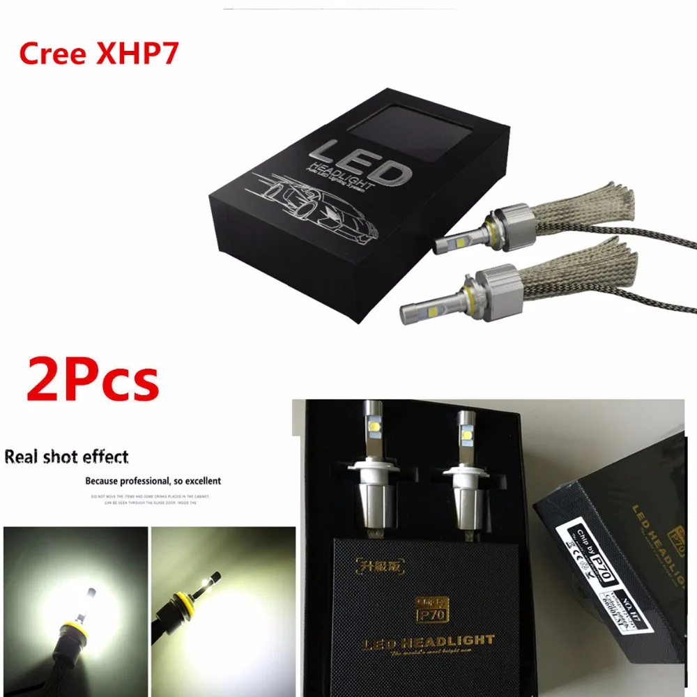 1 комплект 55 Вт/110W EMC C ree XHP70 чип-диод лампочка светодиодное освещение Faros delanteros