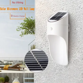 

Outdoor Light Solar Microwave Induction Wall Lamp Solar Motion Sensor Light Wireless Waterproof Motion Sensor