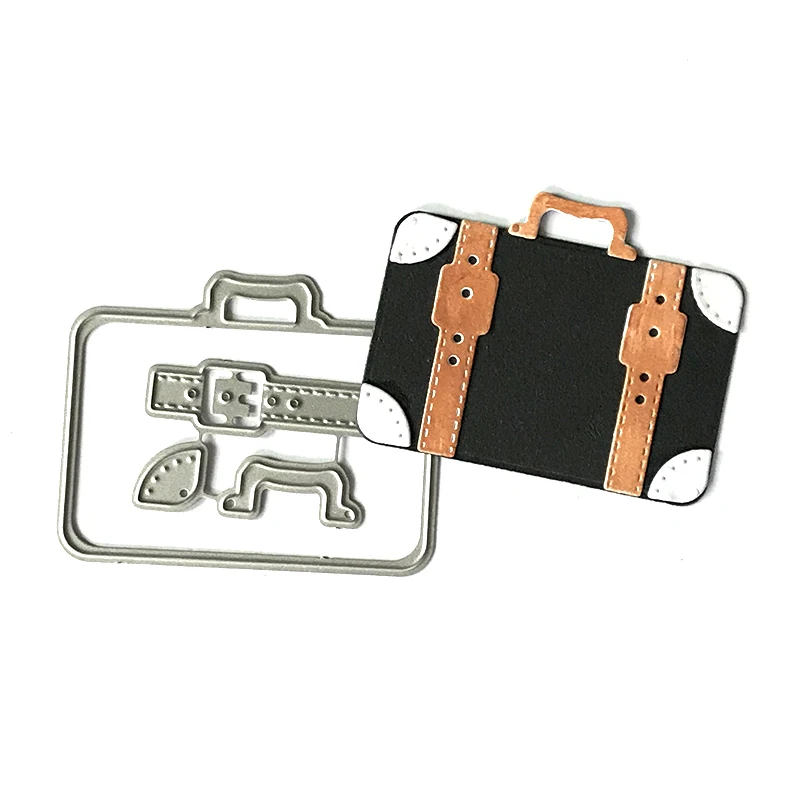 

New Suitcase Bags Metal Cutting Dies for Scrapbooking DIY Album Embossing Folder Paper Card Maker Template Stencils Crafts Dies