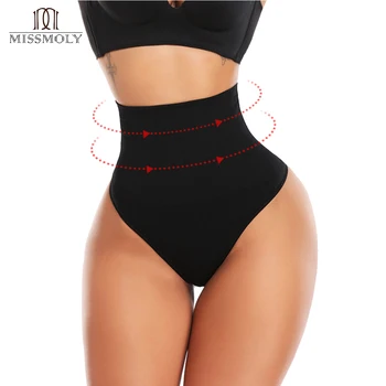 

Seamless High Waist Tummy Control Body Shaper Slimmer Sexy Thong Panty Shapewear Waist Trainer Corset Panites