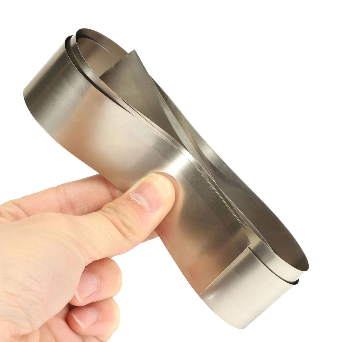 1PCS Silver  High Purity Pure Nickel Ni Plate Silver Gray Foil Thin Sheet  0.1X30X1000mm