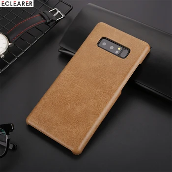 

ECLEARER For Samsung Galaxy Note 8 Case Vintage Genuine Leather Back Cover Case For Samsung Galaxy Note 8 Phone Cases Housing