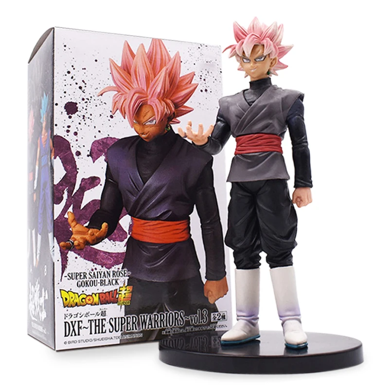 New Arrival Dragon Ball Z Super Saiyan Son Goku Black With Pink Hair PVC Action Figure Toy Collection Model 21cm Free Shipping New Arrival Dragon Ball Z Super Saiyan Son Goku Black With Pink Hair PVC Action Figure Toy Collection Model 21cm Free Shipping