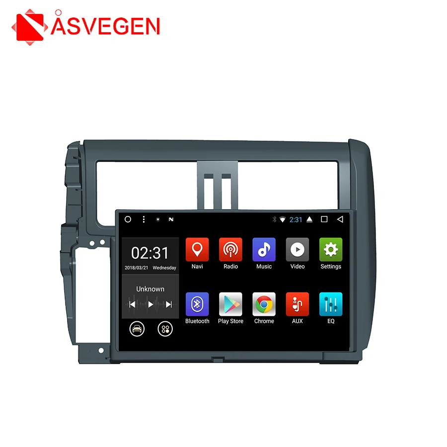 Perfect For Toyota PRADO 2010 9 inch HD Touch Screen Android 7.1 Quad Core Car Auto WIFI Radio Multimedia Player GPS Navigation 0
