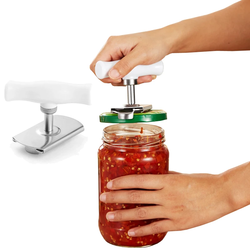 Adjustable Can Opener Stainless Steel Manual Can Opener Bottle Opener