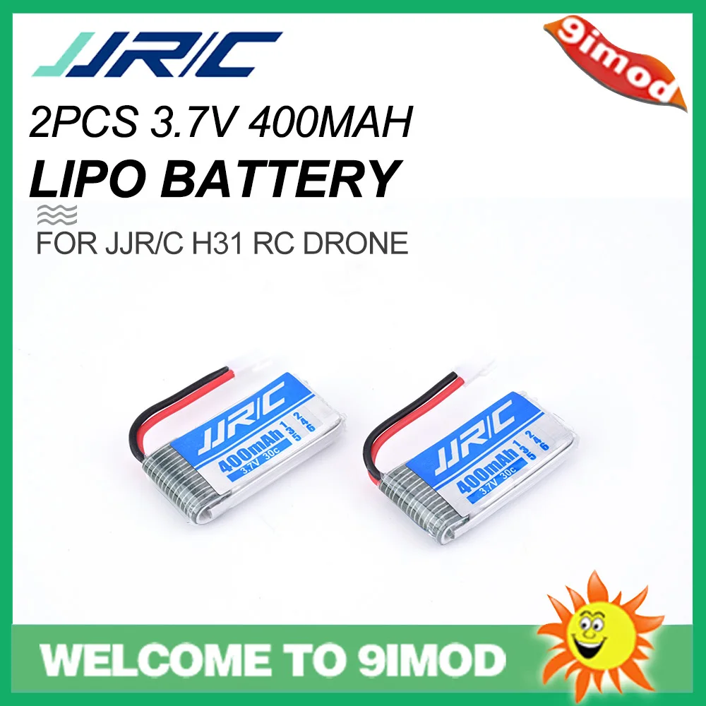2 шт. JJRC JJR/C H31 3 7 в 400 мАч 30C перезаряжаемая сменная литий-полимерная батарея для