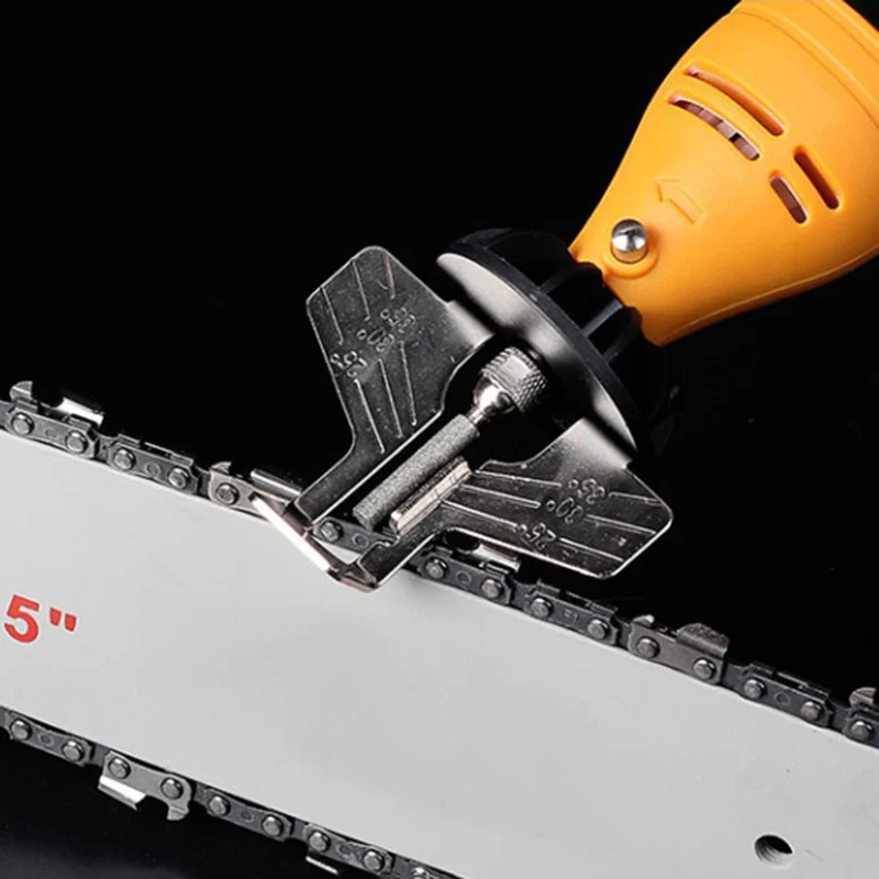 Chainsaw Sharpening Kit Electric Grinder Sharpening Polishing Attachment Set Saw Chains Tool CLH@8