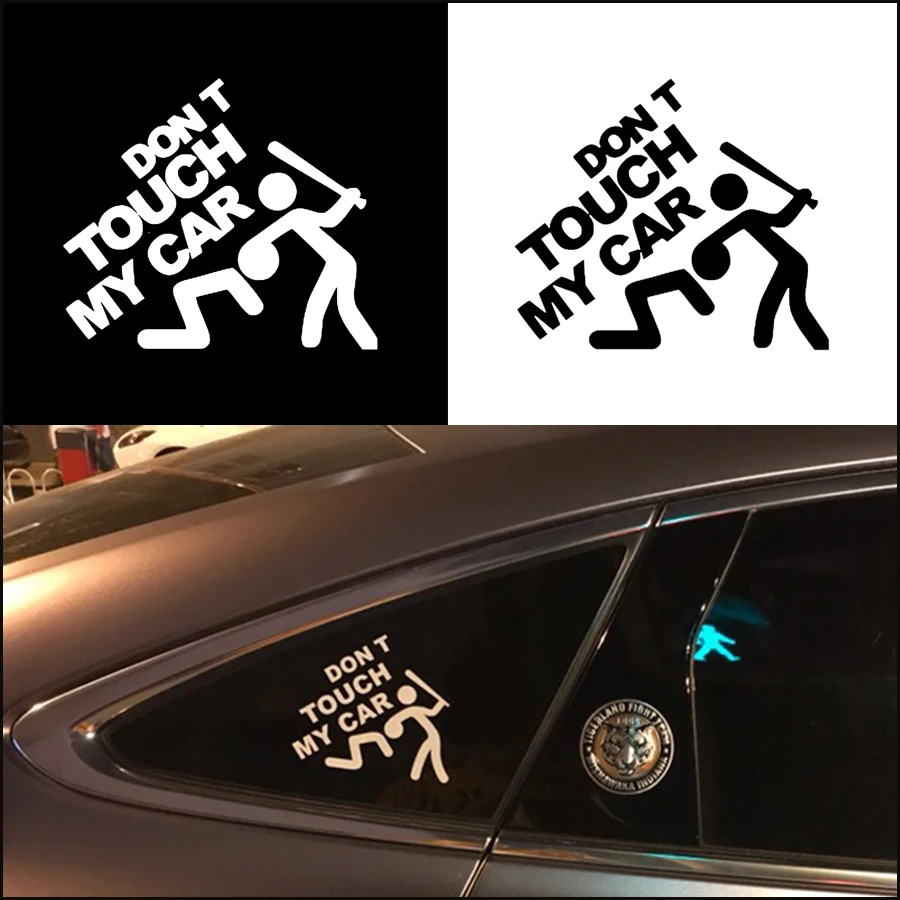 sticker don't touch my car Audi bmw VW Toyota Honda-1