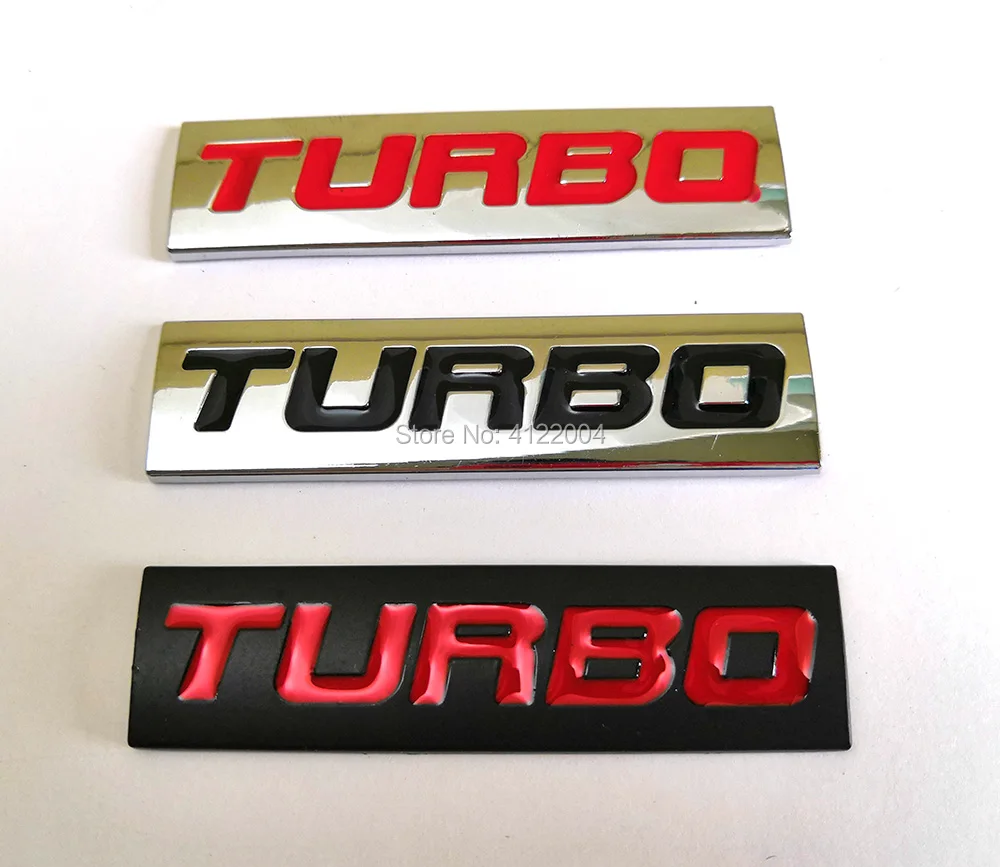 

TURBO Back Emblem Badge Trunk Sticker Decal For TOYOTA HONDA MITSUBISHI VOLVO GEELY CHERY HAVAL Dodge JAGUAR Infiniti